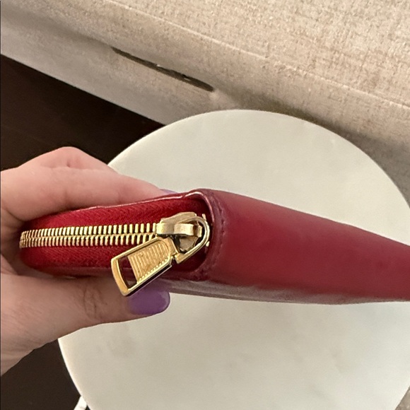 Yves Saint Laurent Red Wallet - Picture 2 of 9